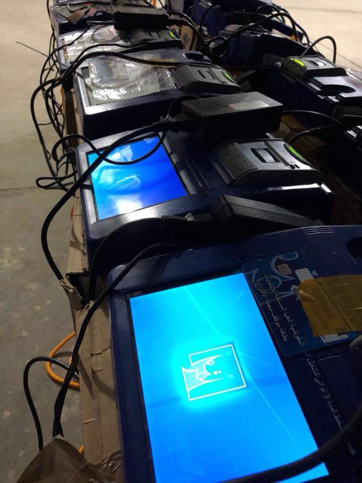 A photograph posted on a the social media account of a commissioner for the Independent High Electoral Commission (IHEC). (Photo: Social media)